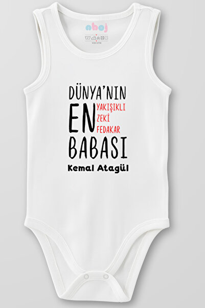 Ahoj بدلة أطفال بدون أكمام مصنوعة من القطن العضوي بنسبة 100%، أجمل وأذكى وأكث...