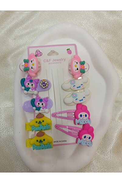 ELAS HOME Set de cleme figurate pentru fete