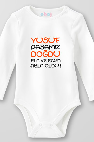 Ahoj 100% Organic Cotton Our Baby Born Bodysuit Is Long-Sleeved