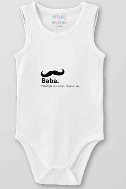 Ahoj بدلة أطفال بدون أكمام من القطن العضوي بنسبة 100% من بابا بيلورين