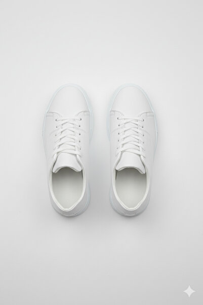 Zerenyus Life Model Faux Leather Lace-Up Sneaker Casual Casual Four Season Sneakers