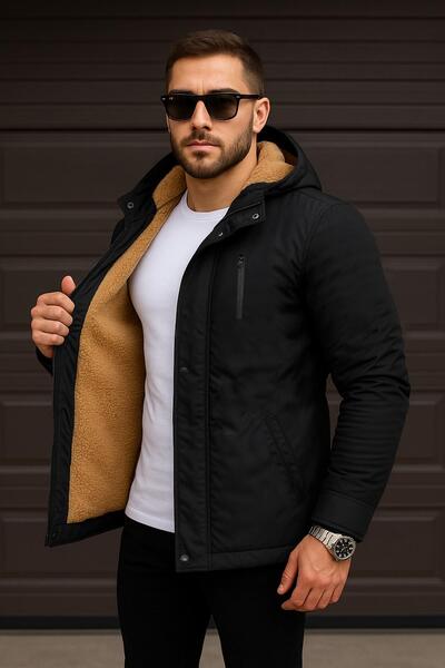 Delpino Водонепроникне та вітрозахисне довге пальто з капюшоном