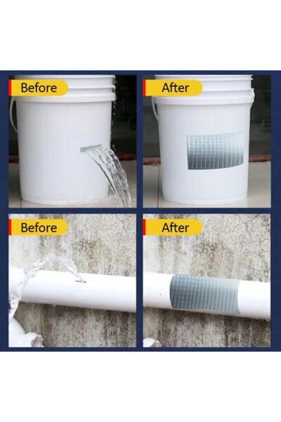 Neler Geldi Neler 5mt X 10cm Waterproof Adhesive Tape Çatı Boru Çadır Pimaş Tamir Bandı Su Geçirmez Bant Sızdırmaz Ban