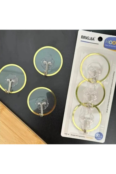 OEM Set 3 Cuiere de perete multifunctional, 6 x 6 cm, autoadeziv de calitate ...