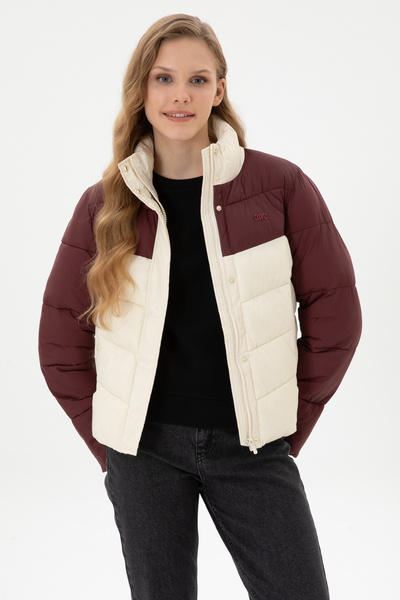 U.S. Polo Assn. Women's Cream Coat 50312081-Vr256