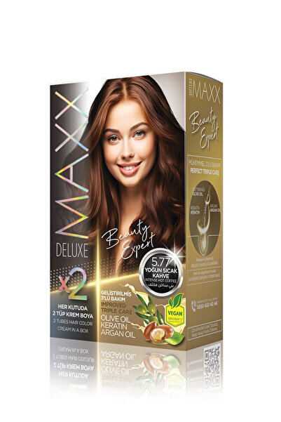 MAXX DELUXE Beauty Expert 5.77 Yoğun Sıcak Kahve Set Boya