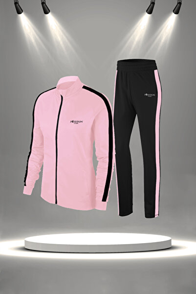 POSEIDON STORM Σετ αθλητικής φόρμας για γυναίκες σε μεγάλο μέγεθος σε πούδρα ...