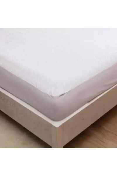 huitich Soft Plush Polyester Fitted Bed Sheet for Single Bed - 160 x 200 cm