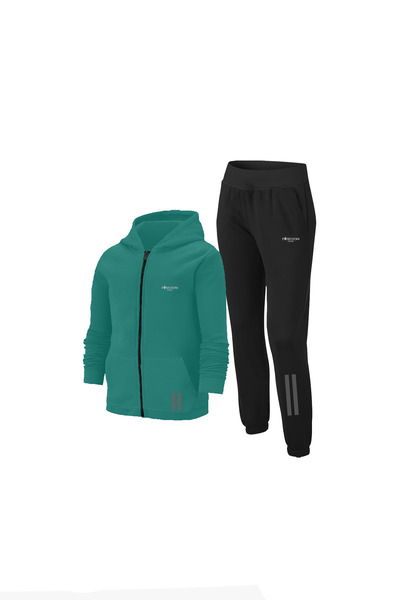 POSEIDON STORM Κοριτσίστικο Σετ Αθλητικό Φόρμα Νεροπράσινο Casual 104cm-176cm...