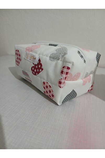 dora ev tekstıl Makeup Bag with Heart {Pinterest}