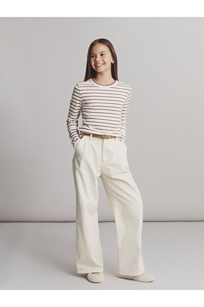 LC Waikiki Wideleg Pleated Girl's Trousers