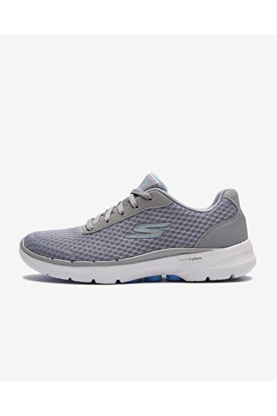 SKECHERS GO WALK 6 - İCONİC VİSİON Kadın Gri Yürüyüş Ayakkabısı 124514 GYBL
