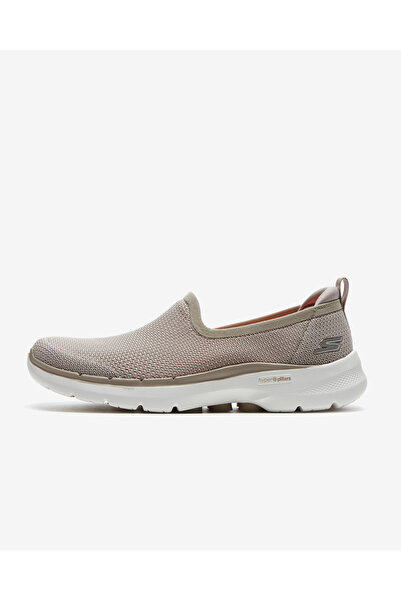 SKECHERS Go Walk 6 - حذاء المشي نسائي باللون البيج من Clear Virtue 124505 Nat