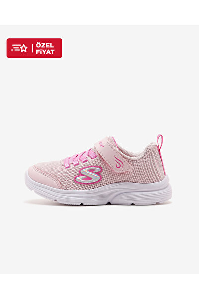 SKECHERS WAVY LİTES - BLİSSFULLY FREE Büyük Kız Çocuk Açık Pembe Spor Ayakkab...