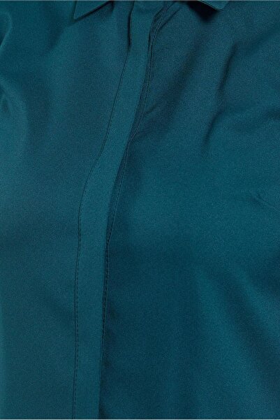 Alvina 45079 Μοντέλο πουκάμισο γιακά χιτζάμπ τουνίκ