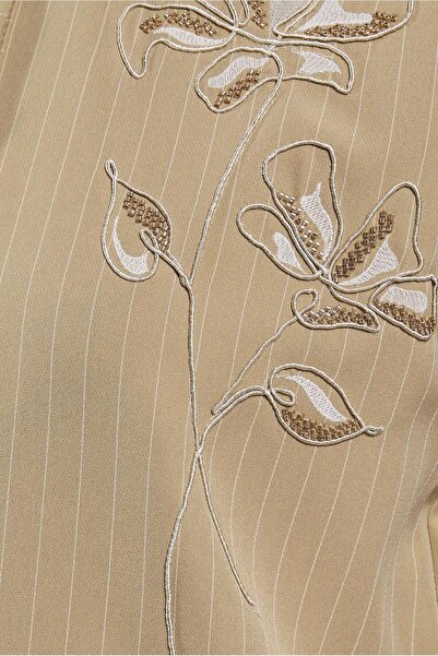 Alvina 45048 Μοντέλο Κεντημένο ριγέ τουνίκ