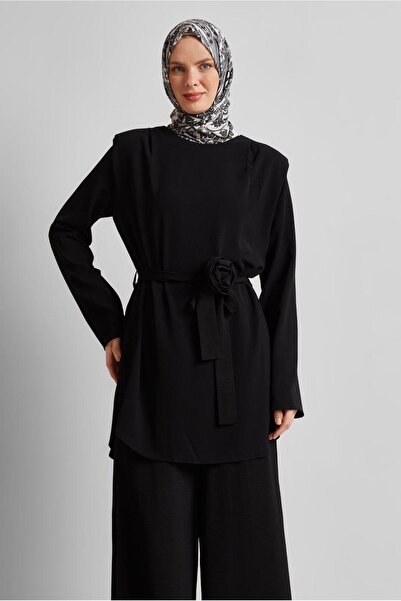 Alvina Brooch Detail Trousers Suit 44758