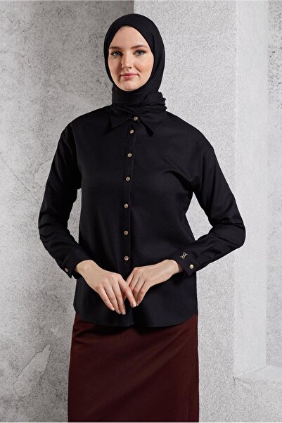 Alvina 45126 Model Shirt Collar Blouse