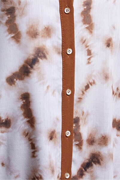 Alvina 44672 Model Batik Patterned Hijab Tunik