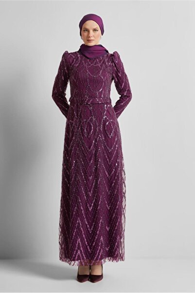 Alvina PAYETLİ ABİYE ELBİSE 50508