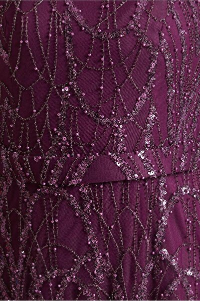 Alvina PAYETLİ ABİYE ELBİSE 50508