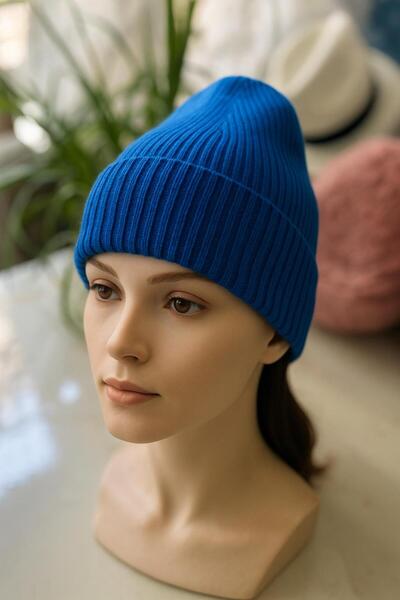 kuru قبعة سميكة للجنسين – موديل شتوي دافئ بألوان زاهية (للنساء والرجال)