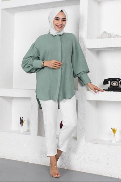 TRENDTESETTÜR WOMEN'S GREEN (MINT) SHIRT TUNIC T 64416