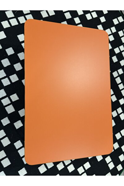 OEM Orange coffee table, foldable metal legs, minimalist design (L:70 x W:48 x H:31 cm)