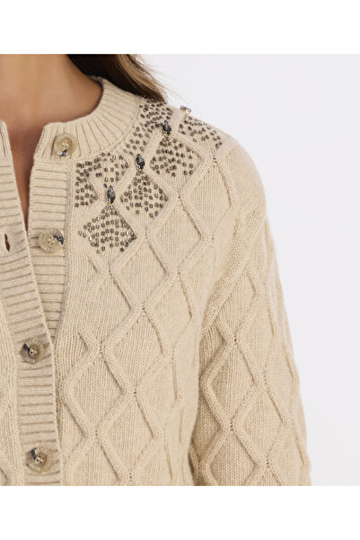 Yargıcı Regular Bisiklet Yaka Uzun Kol Hırka