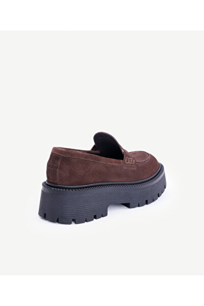 Yargıcı Yüksek Tabanlı Deri Loafer