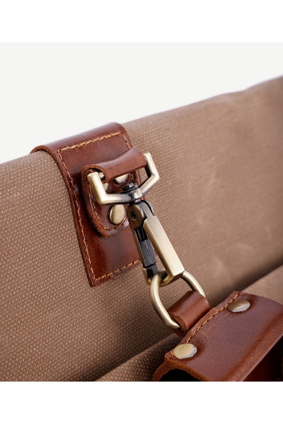 Yargıcı Fonksiyonel Canvas Omuz Çantası