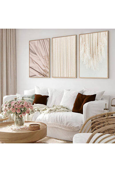 Harikabirev HARİKABİREV | MODELUL 01 TABLO MDF CU CADRU DIN LEMN BOHEM CREM |...