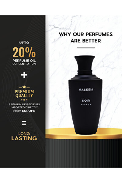 Naseem Noir - Eau De Parfum for Men and Women 100ml