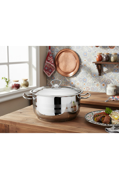 Royal Tencere Paslanmaz Çelik 36 Cm Çap 23,50 Litre