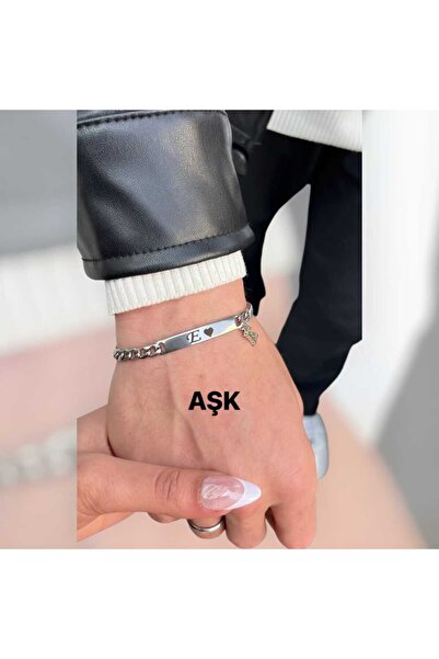 HayDün ÇELİK kararmaz harfli isimli kişiye özel sevgili arkadaşlık hediye bileklik anlamlı