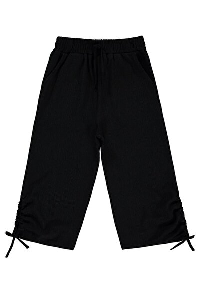 Civil Girls Штани з широкими розрізами для дітей 6-9 років - чорні