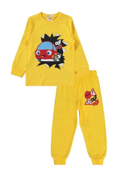 Civil Boys Boy's Pajama Set 2-5 Years Yellow