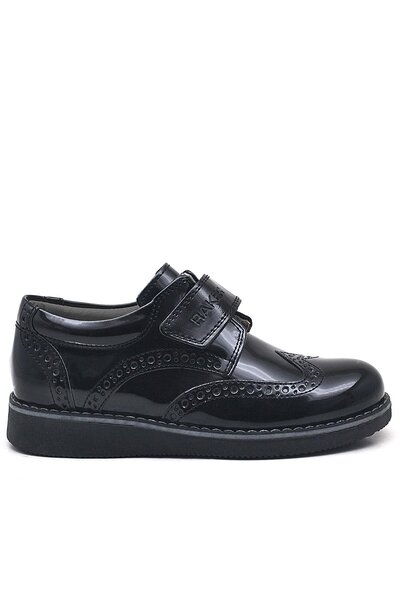 Rakerplus Αγόρια παπούτσια Hidra Μαύρα λουστρίνι Velcro