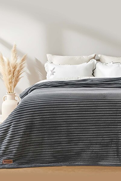 Rivaİstanbul Κουβέρτα Gloria Anthracite Wellsoft Διπλή