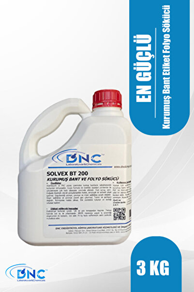 DNC Kurumuş Bant Etiket ve Folyo Sökücü Solvex BT 200-3kg
