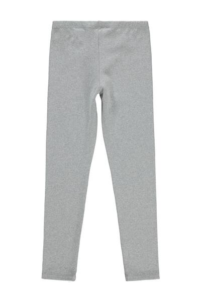 Civil Girls Plain Leggings for Ages 10-13 - Gray 12-13 Years Old