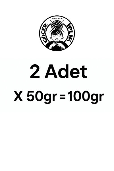 göçer Çanta İpi / Örgü İpi %100 pamuk renk gri 3+6 gümüş İri pullu yumaklar 50gr X 2 =100gr