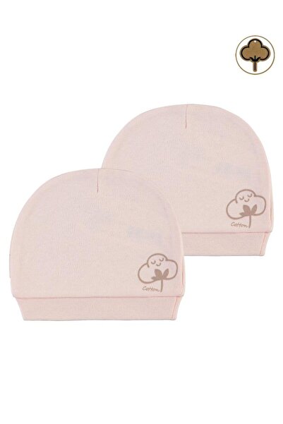 Civil Baby Organic Cotton 2-Piece Baby Hat - Pink Standard