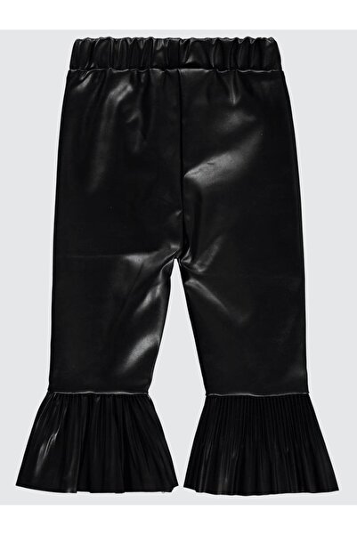 Civil Baby Legíny s plisováním na nohavicích 9-18 měsíců - černé 12-18 měsíců