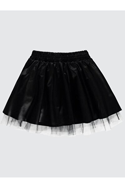 Civil Girls Plain Skirt for 2-5 Years Old - Black5-6 Years Old
