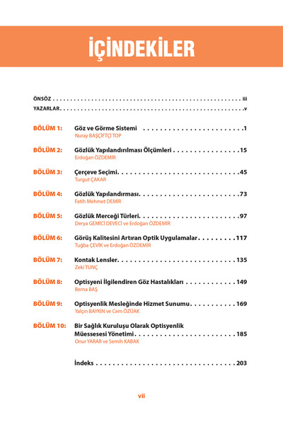 Güneş Tıp Kitabevleri Temel Optisyenlik - Optisyenlik Için On Temel Adım