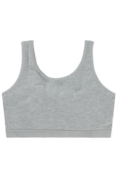 Civil Girls Girl's Padded Bustier 12-14 Years - Gray12-13 Years