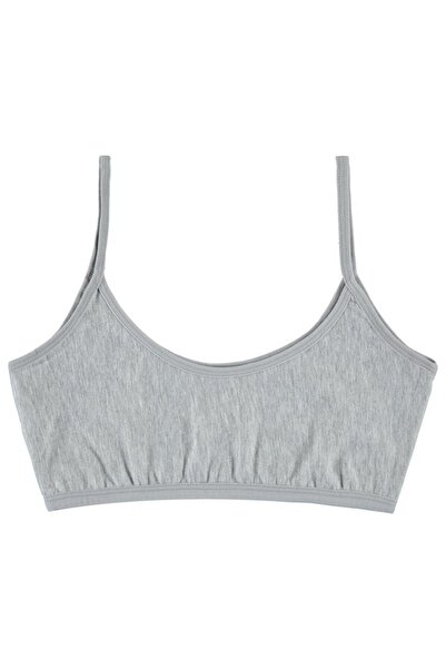 Civil Girls 8-14 Years Training Bra - Gray14-15 Years