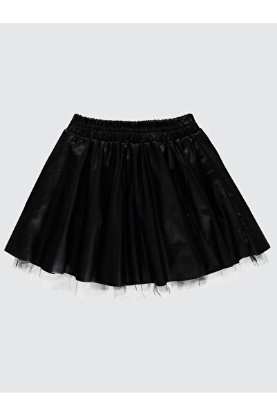 Civil Girls Plain Skirt for Ages 6-9 - Black6-7 Years Old