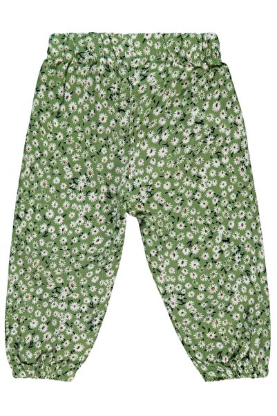 Civil Baby Floral Printed 6-18 Months Pants - Khaki 9-12 Months